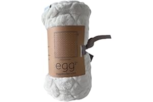 egg Stroller Deluxe Blanket | for Carry Cot & Pushchair Seat | 75 x 100cm (Cream)