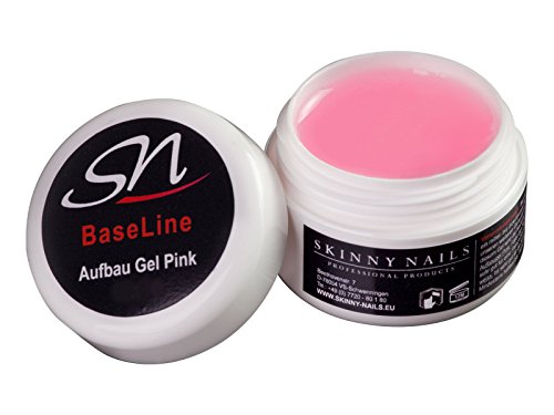 SN Nageldesign 3er UV Gel Set Grundiergel Haftgel Aufbaugel pink rosé rosa Versiegelungsgel je 15 ml Base Gel Builder Gel Finish Gel Glanzgel Abschlußgel Honigeffekt selbstglättend ohne UV Lampe - 4