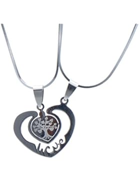 Freundschaft Halskette - Beste Freundin Geschenk für 2- Edelstahl