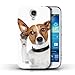 Produktbild iCHOOSE Hülle / Hülle für Samsung Galaxy S4/SIV / harter Plastikfall für Telefon / Collection Lustige Tiere / Neugieriger Hund