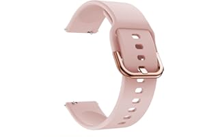WEAYEGE ID205L Cinturino per smartwatch,Banda di ricambio floreale stampata in silicone morbido a sgancio rapido,Fili di acciaio inox 0.4 cinturino di ricambio per orologio sportivo ID205G ID205 ID205S