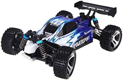 Yiguo WLtoys A959 1:18 RC Car 50Km/h High-Speed 4-CH 2.4Gh 4WD Electric RC Off-Road Buggy Blue
