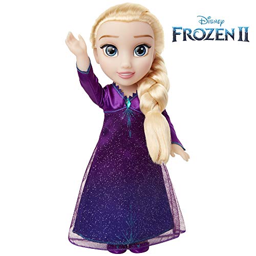 Disney Frozen 2 Elsa Musical Doll Sings "Into The Unknown" & Says 14 Film Phrases, Dress Lights Up - For Ages 3+