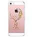 Produktbild Caler Kompatibel mit/Ersatz für Handyhüllen iPhone SE Schutzhülle case Weiche Flexible Silikon-Handy-Hülle Transparente Ultra Slim TPU dünne stoßfeste mit Motiv Tasche (Elch)