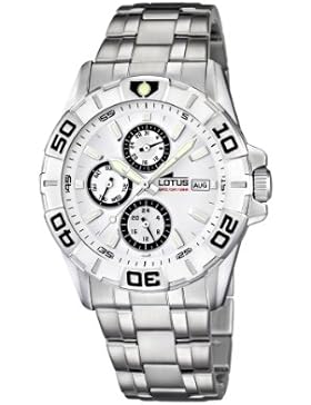 Lotus Herren-Armbanduhr Analog edelstahl Silber 15812/1