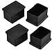 Produktbild DealMux Gummi Möbel Tisch Schreibtisch Stuhl Fuß Bein Endkappen Abdeckung 40mm x 30mm 4pcs Schwarz
