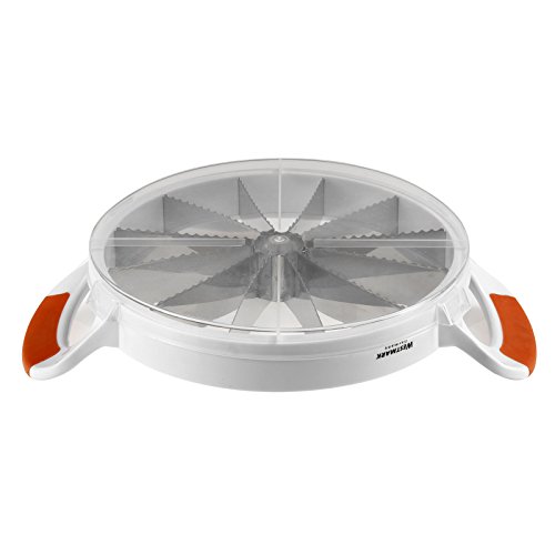 Westmark Melonenteiler, 29,7 x 21,5 x 3,6 cm, Rostfreier Edelstahl/Kunststoff, Jumbo, Weiß/Orange, 51602270 - 6