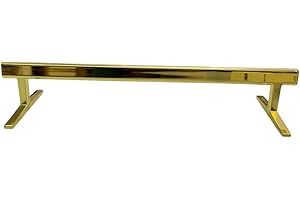 LEEFAI Pro Fingerboard Rail, Metal mini Finger Skateboard Rail for Your ramps and Park, 8.1 x 2.7 x 1.5 inches -The Best Obstacles for fingerboarding,Color (Gold)