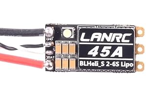 SPARKHOBBY 35a / 45a lanrc blheli s 2-6s lipo esc intégré programmable rvb LED d-Shot 150/300 / 600 oneshot125 pour quadricoptère rc FPV (1PC 45A ESC)
