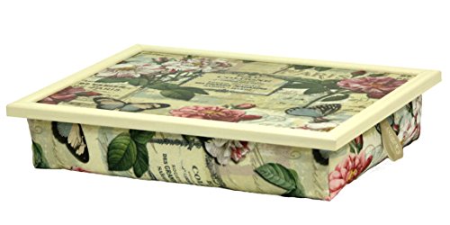 Andrew´s Knietablett Laptray mit Kissen Tablett für Laptop French Rose - 2