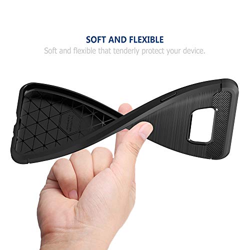  Versi  n actualizada  Funda Samsung Galaxy J7 2016   5 a  os de garant  a  Simpeak funda carcasa case para Samsung Galaxy J7 2016 Silicona  Negro