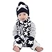Produktbild ANIMQUE Sterne Strickmütze Schal Fäustlinge 3stk Set Winter Kinder 2-4 Jahre Jungen Mädchen Doppelschicht Häkeln Warm Baskenmütze Pom Pom Baumwolle Beanie Mütze Halstuch Handschuhe Marineblau, M