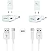 Produktbild 2x Original EP-TA20EWE Schnell Ladegerät + 2x USB-C Kabel 1.20m EP-DN930CWE Ladekabel Datenkabel für Original Samsung Galaxy A3 (2017) A5 (2017) A7 (2017) A8 (2018) Note 8 Note 8 Duos S8 S8+ Plus S8 Active S9 S9 Plus S9 Duos S9+ Duos