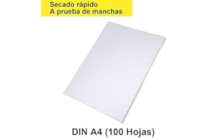 ‎REFILL24 refill24 SUBLIMATIONSPAPIER/Thermo-TRANSFERPAPIER DIN A4 für Shirts, Caps, Tassen, Mousepads. Hervorragende Übertragungsqualität, Farbannahme und Farbsättigung, schnell trocknend, wischfest