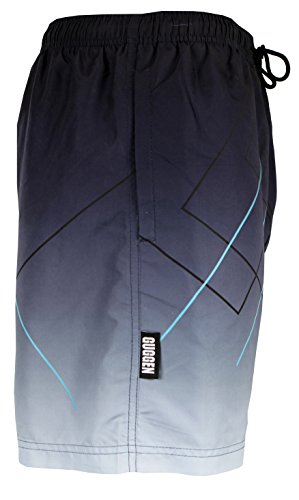 GUGGEN MOUNTAIN Herren Badeshorts Beachshorts Boardshorts Badehose mit Muster *High Quality Print* - 3