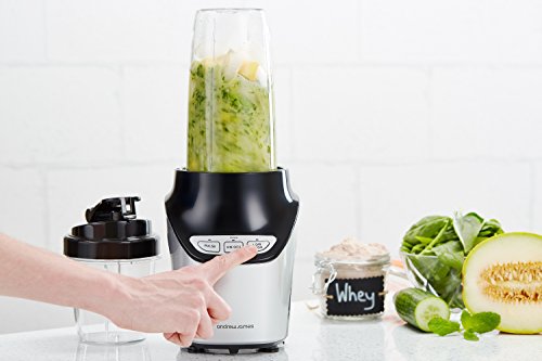 Andrew James Nutri-Fit Blender / Smoothie Maker, 1000 Watts, 10-Teiliges Set - 2