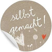 24 Dankes-Aufkleber In 4 Farben – Matte Papieraufkleber ø 45 Mm, Für Geschenke, Pakete & Deko