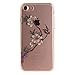 Price comparison product image Samidy iPhone 7 Case, iPhone 7 High Clear Case, Floral Soft Cover for 4.7 inches iPhone 7 with a Free Screen protector