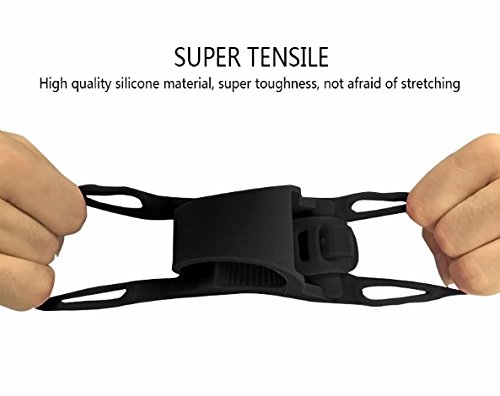 proPHONEÂ® Handyhalterung Fahrrad / Motorrad / Moped / Bike fÃ¼r alle Smartphone`s / iPhone`s / Samsung, usw. mit 4-6 Zoll Bildschirm, Universal Fahrradhalterung fÃ¼r Handy, Universalhalterung, Rennrad Mountainbike MTB Silikon Halterung