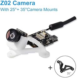 BETAFPV Z02 AIO Camera 5.8G VTX 25mW 200mW Switchable Transmitter with 25° and 35°Camera Mount Support OSD SmartAudio for Tiny Whoop Racing Drone Beta75X etc (Wire-Connected Version)