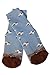 Weri Spezials ABS Terry Bear Slippers Anti Non Slip Socks 12-24 Months (19-22) Blue