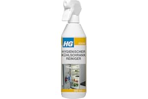 ‎HG HG Hygienischer Kühlschrank-Reiniger, ein schnell trocknender und frisch riechender Kühlschrankreiniger für eine schnelle, streifenfreie und hygienisch gründliche Reinigung - 500 ml