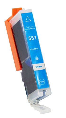5 Druckerpatronen kompatibel für Canon PGI-550 CLI-551 XL mit Chip - 5