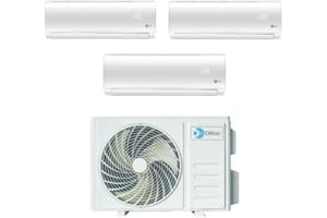 NAICON Climatizzatore Condizionatore Inverter Diloc Over trial split 9000+9000+12000 Btu D.Over321 R 32 A++ Wi-fi Integrato