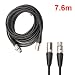 Rrimin 1 PCS 3 Pin XLR Microphone Cable Male To Female Balanced Patch Lead Mic (7.6m) RS.919.00