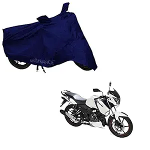 Mototrance - MT802777 Blue Bike Body Cover for TVS Apache RTR 160