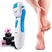 Quimat Pedicure Hard Skin Remover Rechargeable Foot File Electric Callus Remover Foot Care Tool with 1 Free Roller to Gently and Instantly Removes Hard Cracked Dead Skin for Smooth Feet Fast (Blue)