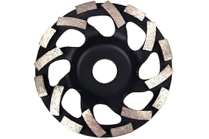 通用 Diamant Schleiftopf Abrasiv 125mm x 22,23mm Topfschleifer Topfscheibe für Beton Naturstein Mauerwerk Fliesenkleber