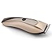 Carejoy Waterproof Cordless Soundless Adult Children Baby Electric Hair Trimmers Hair Clipper Washable (Golden)