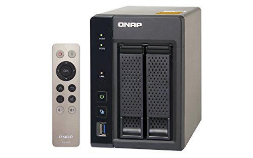 QNAP TS-253A - Dispositivo de almacenamiento en red NAS (Intel Celeron N3150/N3160, 4GB RAM, 4 x USB 3.0, SATA III), negro
