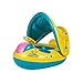 Produktbild Wewoo Schwimmsitz für Kinder Baby Aufgeblasen Größe: 72 cm x 65 cm x 58 cm Ring aufblasbares Boot Sonnenschirm Seat Sicherheit Schwimmen