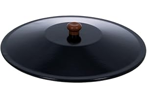 NAJDER Deckel für Ungarischer Gulaschkessel, Emaillierter Deckel für den Kessel, Emaille-Deckel für Gulaschtopf, Deckel mit ergonomischem Handgriff, Topfdeckel für Emaille-Töpfe 10L, Z123907_962529