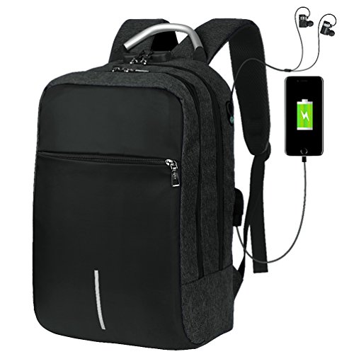 Vbiger Zaino Porta PC Zaino Per PC Antifurto da 14 pollici