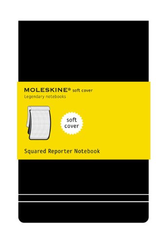 Moleskine Soft Cover Large Squared Reporter Notebook (Moleskine Srl)