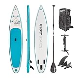 STABIL UND ROBUST - Besonders wichtig ist uns ein stabiles Board das sich nicht durchbiegt und ruhig am Wasser liegt. Das Board trägt max. 2 Personen mit insgesamt 180kg.