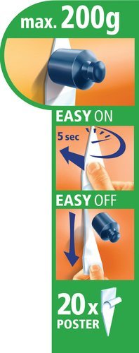 2er Vorteilspack tesa Powerstrips Strips POSTER, Big Pack 2x 96 Stück (2, POSTER, Big Pack 96 Stück) - 3