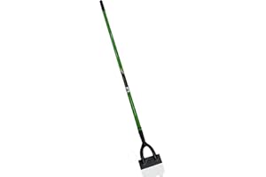 GBS BROTHERS GBS Garden Mile Dutch Hoe for Gardening, Versatile and Lightweight Digging Hoe, Weed Dig Crops Edging Tool, Soil Digging Pole Lawn Landscaping, Long Handle Hoe Planting Vegetables Farm
