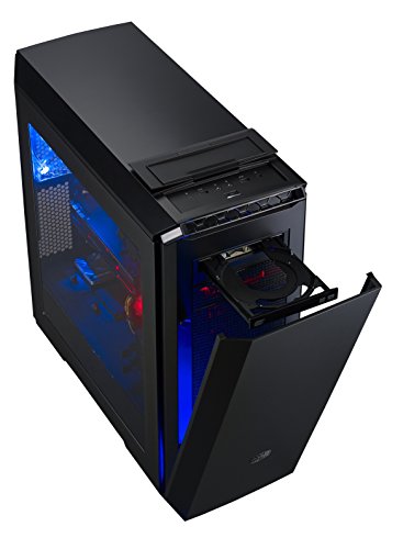 Cooler Master MasterCase Pro 6 Blue LED PC-Geh  use  ATX  micro-ATX  Mini-ITX  USB 3 0  Seitenfenster  MCY-C6P2-KW5N