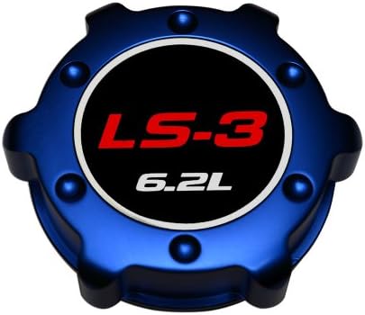LS3 6.2L BLUE OIL CAP Chevrolet in Billet Aluminum for Pontiac G8 GXP LS3 Engines 09 10 2009 2010