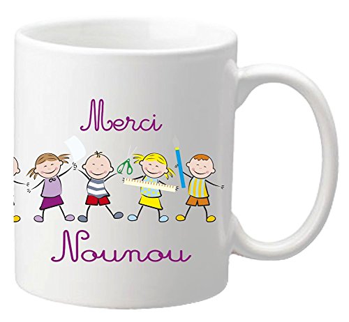 Book's Cover of Mug Merci NOUNOU  Le Cadeau Original de Fin dAnnée Scolaire