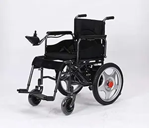 Shubhra Trading Company Electric Power lightweight foldable Wheelchair (Black)