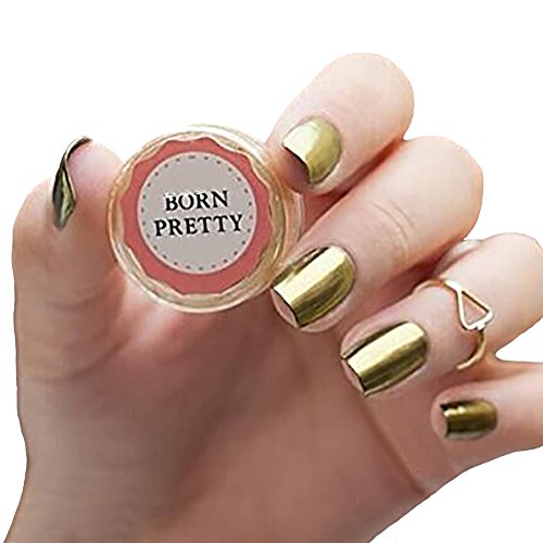 1g/box Mirror Powder Gold Pigment Nail Glitter Nail Art Chrome