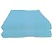 Produktbild 2er Pack Saunatücher Julie Julsen in vielen Farben reine Baumwolle Qualität 500 gsm Strandtuch Hellblau 80 x 200 cm