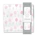 SwaddleDesigns X-Large Muslin Swaddle Blanket, Pink Thicket (Pink)