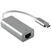 Produktbild Ligawo 6518945 USB 3.1 Typ C Stecker zu RJ45 Gigabit Ethernet LAN Netzwerk ( Adapter ) | Win 10 / Mac OS ab 10.2 / Linux / Google Chrome OS |  - silber