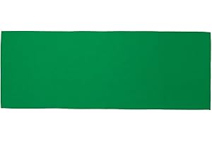 PARAMAISON Runner Tavola Mono, Verde Tinta Unita, Centrotavola Soggiorno, Cucina, Salotto, Credenza, Ingresso, 140x40 cm